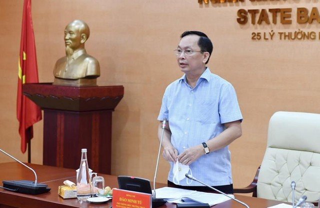 Ông Đào Minh Tú, Phó Thống đốc thường trực Link Vào Nhà Cái KL99 COM Tặng +199k 99Kl99 trực tiếp đá gà phát biểu tại cuộc họp