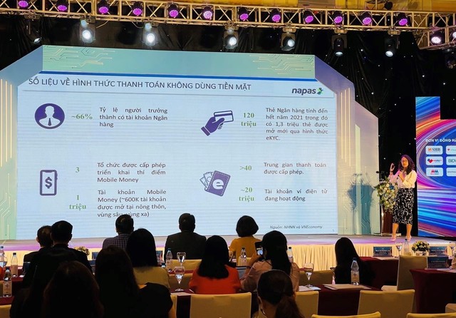 Đến thời điểm hiện tại, 66% người Việt Nam trưởng thành có tài khoản thanh toán tại tổ chức tín dụng,
