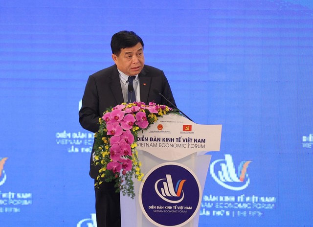 Ông Nguyễn Chí Dũng, Bộ trưởng Bộ Kế hoạch Kl99ok phiên bản mới phát biểu tại sự kiện
