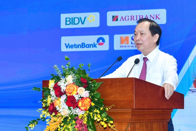 Ông Đào Minh Tú, Phó Thống đốc thường trực NHNN phát biểu tại sự kiện