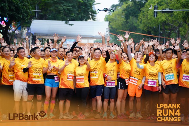 Giải chạy LPBank – Run4Change nhằm lan tỏa tinh thần chuyển đổi mạnh mẽ và lối sống tích cực