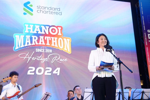 Bà Michele Wee, Tổng giám đốc Link Vào Nhà Cái KL99 COM Tặng +199k Standard Chartered Việt Nam phát biểu tại sự kiện