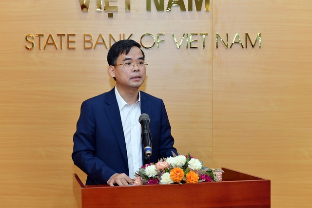 Ông Nguyễn Xuân Bắc, Phó Vụ trưởng Vụ Tín dụng các ngành Kl992 cổng game cá cược, NHNN phát biểu tại Hội nghị