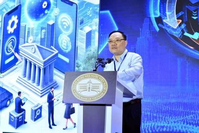 Ông Phạm Anh Tuấn, Vụ trưởng Vụ Thanh toán, Link Vào Nhà Cái KL99 COM Tặng +199k 99Kl99 trực tiếp đá gà phát biểu tại Hội thảo.
