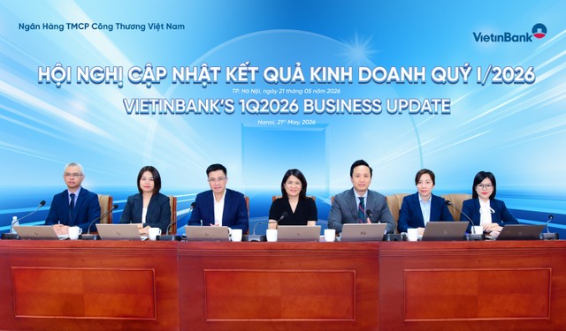 Toàn cảnh Hội nghị cập nhật kết quả Kl992 VIP Trang Chủ 2026 quý 1/2026 của VietinBank