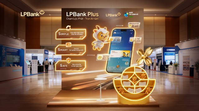 Phối cảnh gian hàng của LPBank tại Lễ hội Kl991.com nạp rút nhanh số – Ting Ting Day