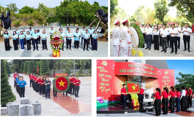 Các đơn vị trong hệ thống Agribank dâng hương tưởng niệm, tri ân Anh hùng liệt sĩ