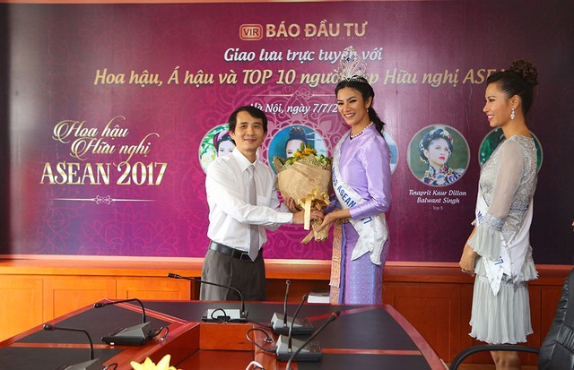 Hoa hậu, Á hậu và Top 10 Miss ASEAN Frendship 2017 giao lưu trực tuyến với độc giả Báo Kl99ok phiên bản mới ảnh 53