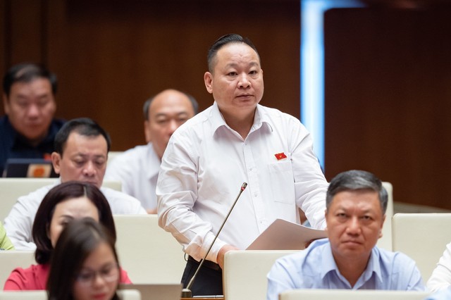 Đại biểu Tráng A Dương (đoàn Hà Giang)