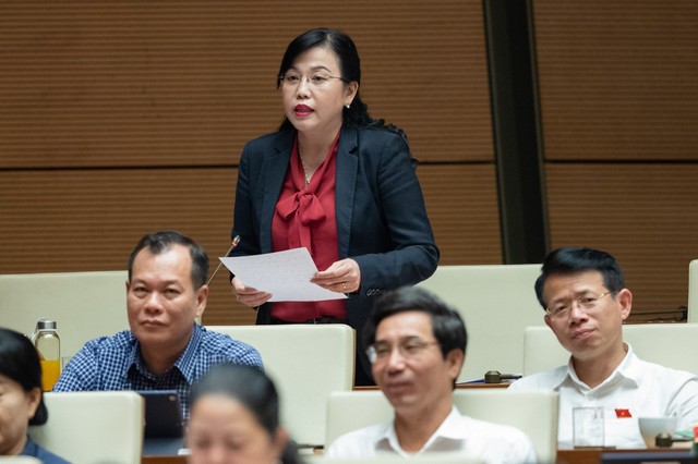 Đại biểu Quốc hội Nguyễn Thanh Hải thảo luận tại Hội trường Quốc hội kỳ họp thứ 5
