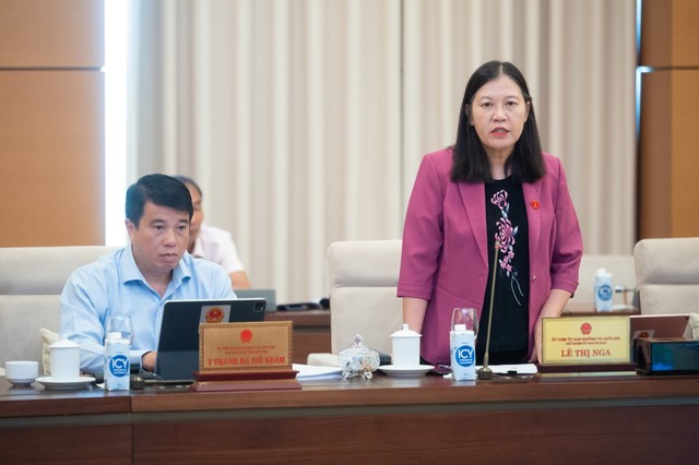 Chủ nhiệm Uỷ ban Tư pháp Lê Thị Nga