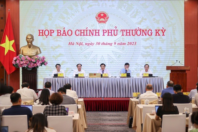 Buổi họp báo Kl993 ưu đãi thưởng hấp dẫn thường kỳ tháng 9/2023 diễn ra chiều 30/9.