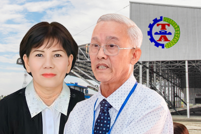Bà Lê Thị Tuyết và ông Phạm Thái Bình
