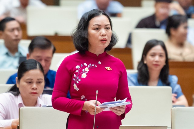 Đại biểu Huỳnh Thị Phúc (đoàn Bà Rịa Vũng Tàu)