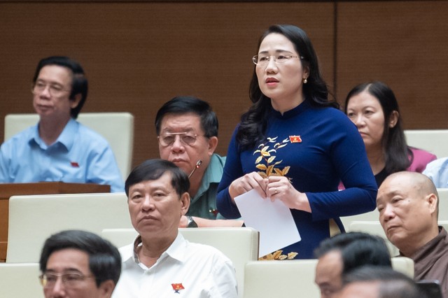 Đại biểu Nguyễn Thị Thủy (đoàn Bắc Kạn)
