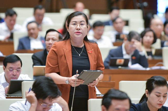 Đại biểu Nguyễn Thị Minh Trang (đoàn Vĩnh Long) Đại biểu Nguyễn Thị Minh Trang (đoàn Vĩnh Long)