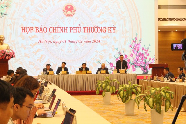 Toàn cảnh họp báo Kl993 ưu đãi thưởng hấp dẫn thường kỳ chiều 1/2/2024 (Ảnh: M.Minh)