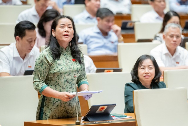 Đại biểu Lê Thị Thanh Lam (đoàn Hậu Giang)