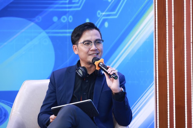 Ông Hoàng Viết Tiến, Phó tổng thư ký, Hội Truyền thông số Việt Nam. Ảnh: Chí Cường
