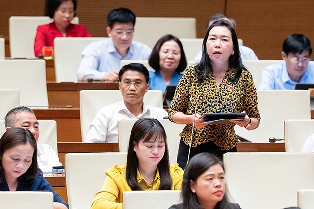 Đại biểu Lý Tiết Hạnh (đoàn Bình Định)
