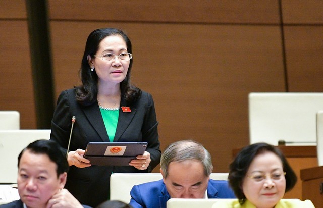 Đại biểu Nguyễn Thị Lệ (đoàn TP. Hồ Chí Minh)