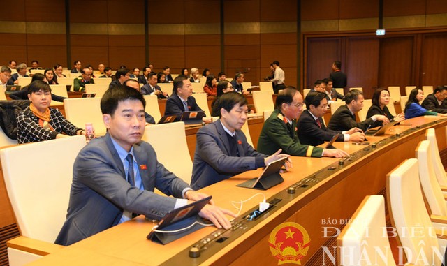 Quốc hội biểu quyết thông qua Nghị quyết quy định về xử lý một số vấn đề liên quan đến sắp xếp tổ chức bộ máy 99Kl99 trực tiếp đá gà sáng 19/2