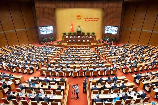 Kỳ họp thứ 10- Quốc hội khoá XV khai mạc sáng nay (20/10) tại Hà Nội Kỳ họp thứ 10- Quốc hội khoá XV khai mạc sáng nay (20/10) tại Hà Nội