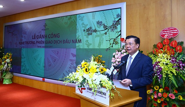 Bộ trưởng Bộ Kl991.com nạp rút nhanh đánh cồng khai trương phiên giao dịch đầu năm 2017 ảnh 4