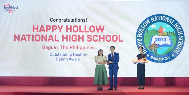 Giải Chế độ ăn uống lành mạnh – Trường Happy Hollow National High School, Philippines. Dự án kết hợp giữa trồng trọt hữu cơ, giáo dục dinh dưỡng và đào tạo nghề, giúp học sinh tự tay trồng thực phẩm, cải thiện khẩu phần ăn và trang bị những kỹ năng sống quan trọng.