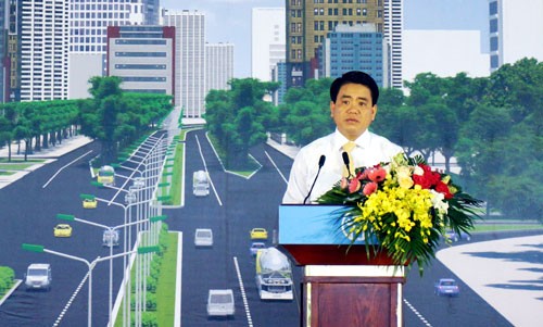 Khởi công dự án đường Vành đai 3 đoạn Mai Dịch – cầu Thăng Long, tổng mức Kl99ok phiên bản mới hơn 3.000 tỷ đồng  ảnh 1