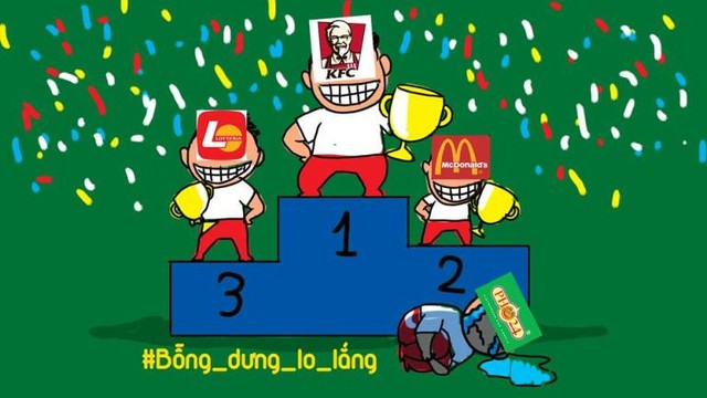 Bộ tranh vẽ thương hiệu Việt “thất thủ” trên sân nhà gây bão cộng đồng mạng ảnh 5