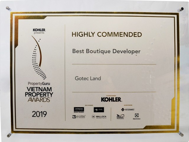 Vietnam Property Awards 2019 vinh danh chủ Kl99ok phiên bản mới Gotec Land ảnh 2