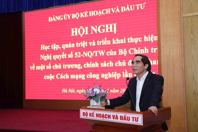 Bộ Kế hoạch và Kl99ok phiên bản mới quán triệt, triển khai Nghị quyết của Bộ Kl991.com tải ứng dụng về cuộc cách mạng công nghiệp lần thứ tư ảnh 1