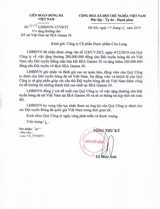 FIT Group công bố thưởng 2,4 tỷ đồng cho bóng đá Việt Nam ảnh 3