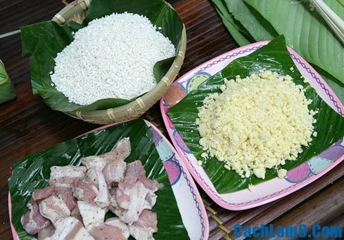 Cách gói bánh chưng bằng hình ảnh cực đơn giản ảnh 1
