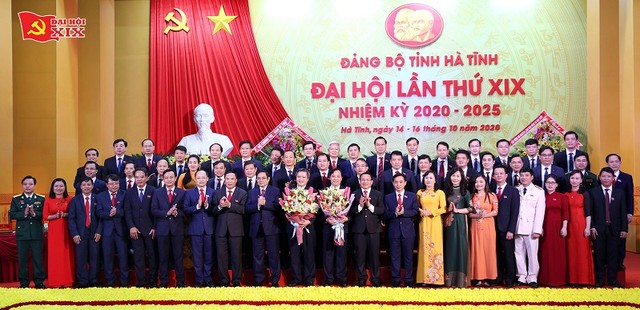 53 Ủy viên BCH Đảng bộ tỉnh Hà Tĩnh nhiệm kỳ 2020 - 2025