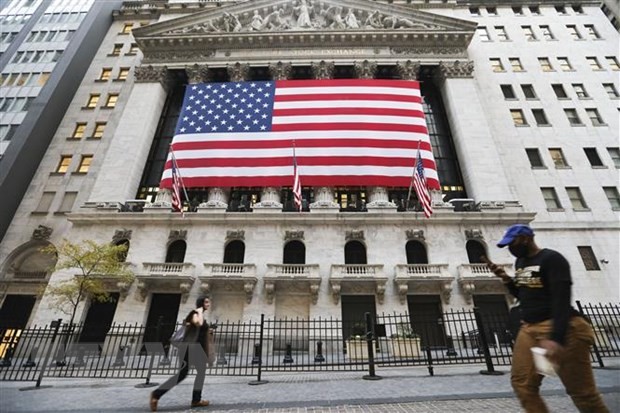 Bên ngoài sàn giao dịch 99Kl99 link đăng nhập ở New York, Mỹ ngày 9/11/2020. (Nguồn: THX/TTXVN)