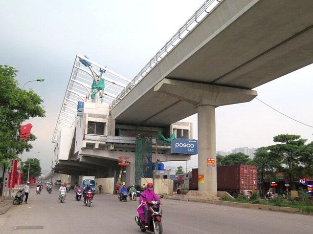 Tuyến Metro Nhổn - ga Hà Nội dự kiến khai thác vào năm 2021.
