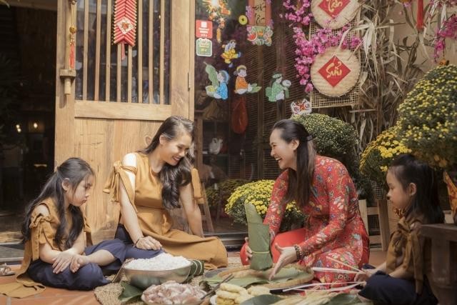Với Phương, bánh chưng không chỉ là một món ngon, mà còn là tinh hoa, niềm tự hào khi nói về Tết Việt.