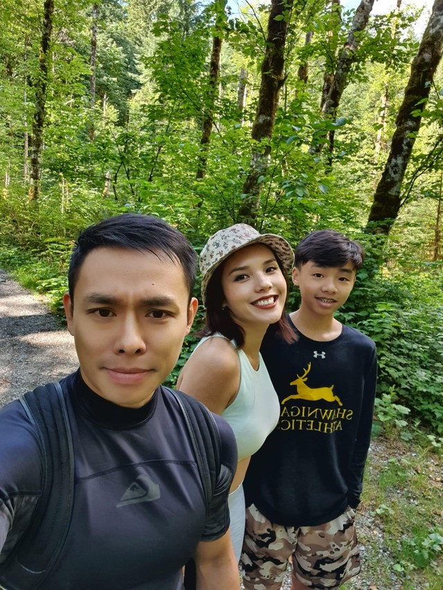 Gia đình doanh nhân Nguyễn Anh Tuấn.