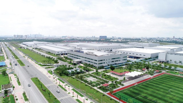 Ngoài vị trí, chuỗi hệ thống phụ trợ, Kl99kl ưu đãi độc quyền tiện ích… cũng rất quan trọng với một khu công nghiệp. Ảnh: Dũng Minh