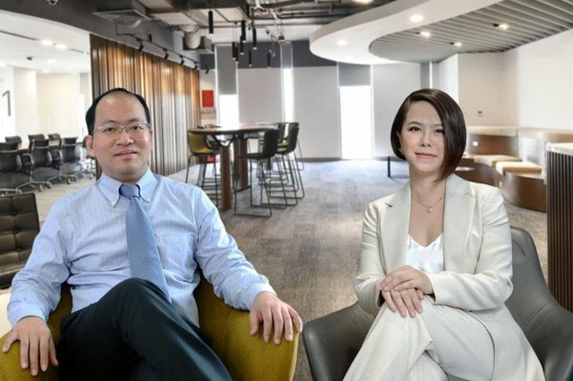 Ông Vũ Quốc Huy, Giám đốc NIC và bà Lê Hoàng Uyên Vy, CEO Do Ventures
