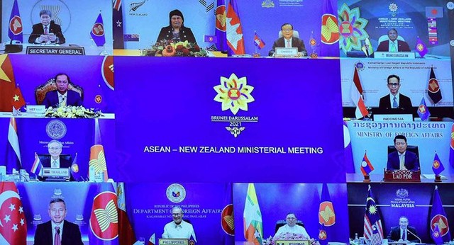 Hội nghị trực tuyến Bộ trưởng Ngoại giao ASEAN - New Zealand