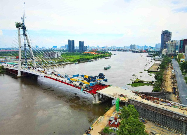 Cầu Thủ Thiêm 2 sẽ thông xe kỹ thuật trong tháng 9/2021.
