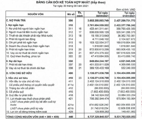 Nợ phải trả của LDG vượt vốn chủ sở hữu hơn 467 tỷ đồng