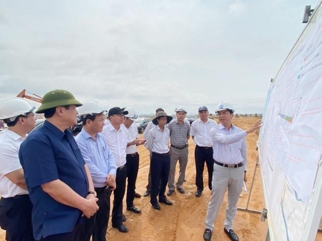Lãnh đạo tỉnh Quảng Nam kiểm tra tiến độ dự án trên địa bàn tỉnh.