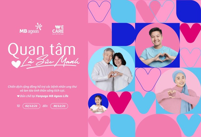 Chiến dịch “Quan tâm là sức mạnh” thuộc Chương trình We Care do MB Ageas Life khởi xướng