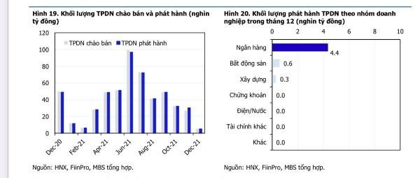 Phát hành TPDN nửa đầu tháng 12/2021. Nguồn: FiinPro, MBS