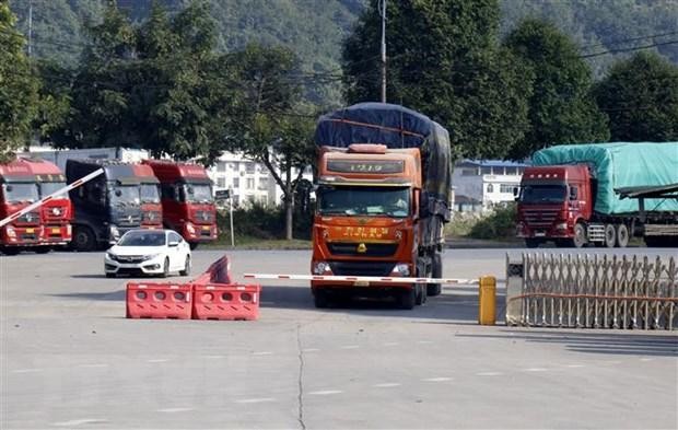 Cửa khẩu quốc tế Kim Thành-Lào Cai vắng lặng do phía Trung Quốc tạm dừng hoạt động xuất Link Vào Nhà Cái KL99 COM Tặng +199k. (Ảnh: Quốc Khánh/TTXVN)