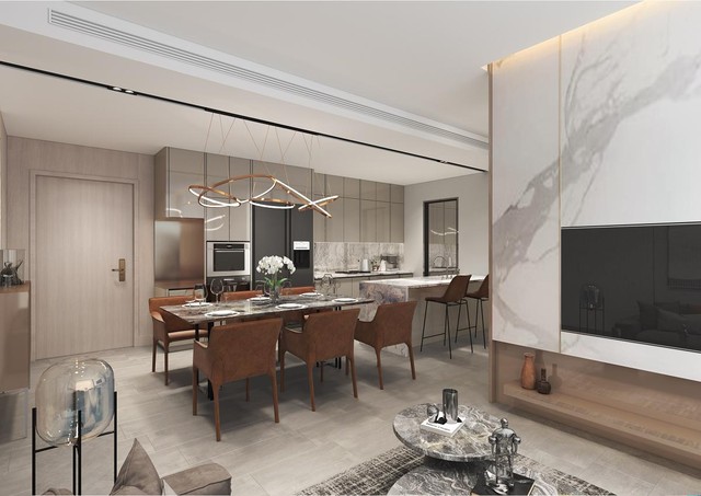Phối cảnh căn hộ 2 phòng ngủ Thành Luân chọn mua vào tháng 3/2021. Ảnh: Masteri Centre Point